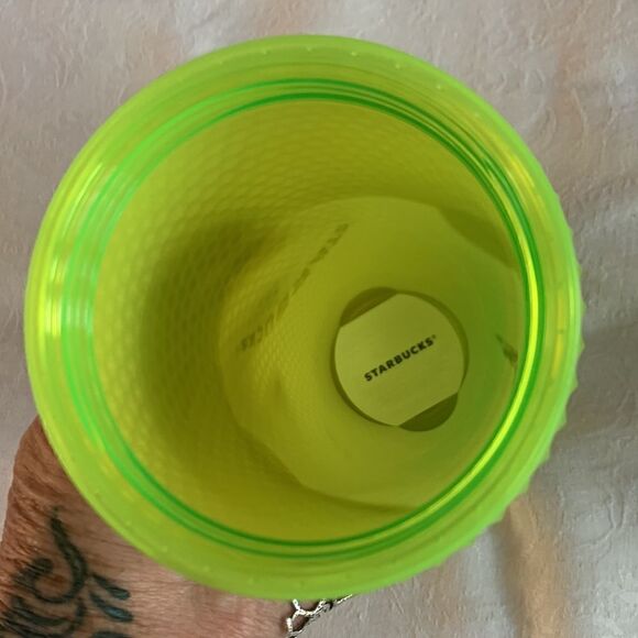 Starbucks New ‘Lemongrass’ Glow-in-the-Dark 2022 Fall Studded Bling Venti - Picture 5 of 9